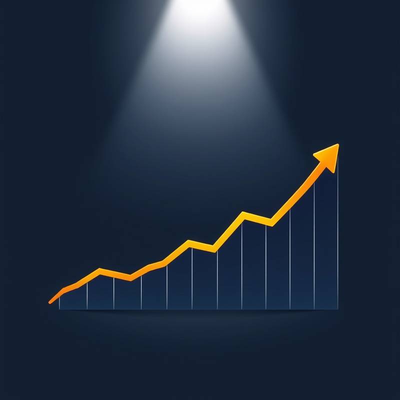 A graph showing improved search engine rankings over time as a result of SEO efforts.