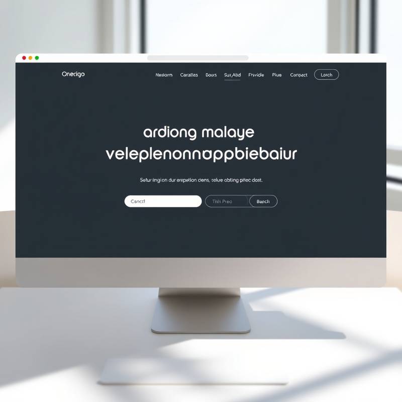 Screenshot of the Vibrant Vista website, showcasing a modern and clean design.